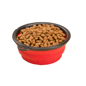 Collapsible Pet Dog Silicone Bowl Feeder